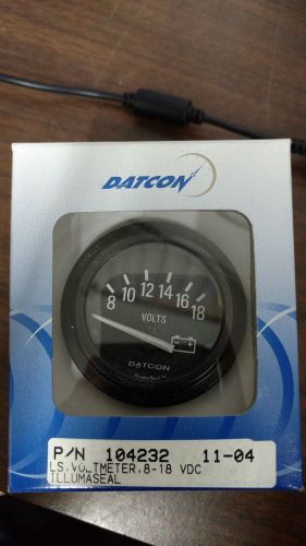Datcon Voltmeter 8-18 vdc p/n 104232