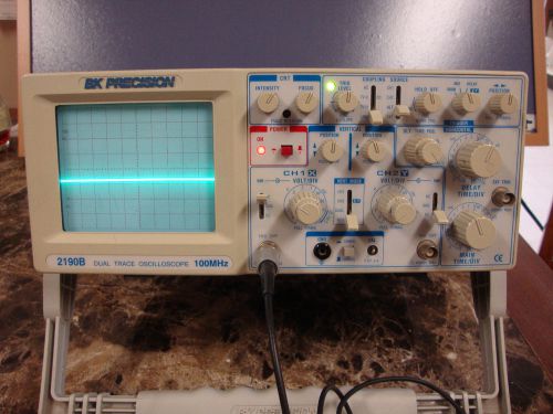 BK Precision 2190B Dual Trace Analog Oscilloscope 100 MHz