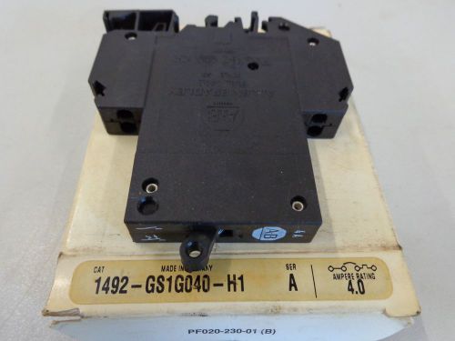 ALLEN BRADLEY 1492-GSIG-040-H1 SINGLE POLE CIRCUIT BREAKER SERIES A 4.0 AMP