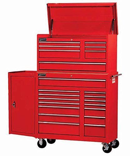Williams 50855 1 Shelf 37-Inch Commercial Side Cabinet, Red