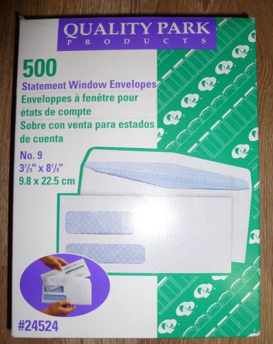 Box Of 500 Statement Double Window No 9 Envelopes #24524