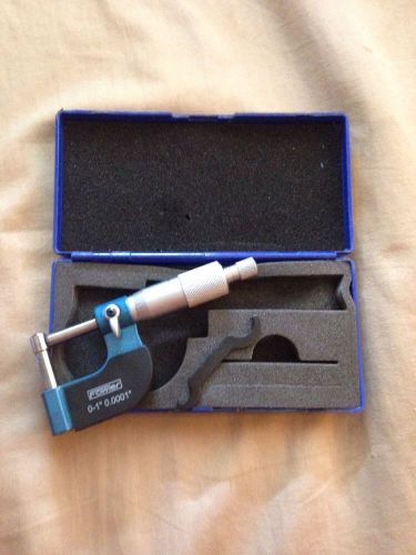 USED FOWLER 52-510-601 TUBE MICROMETER 0-1&#034; CYL.