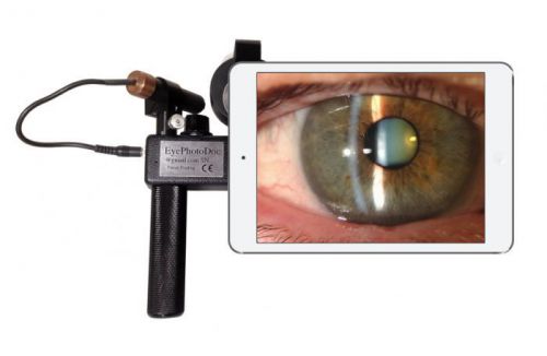 Portable Hand Held Slit Lamp for Mini or Mini 4 by EyePhotoDoc