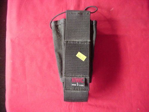 HWC POLICE EQUIPMENT LARGE SCANNER/RADIO BLACK NYLON HOLDER