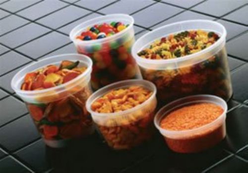 16 Oz. Clear Deli Containers Newspring w/ Lids Combo Pack 240 Ea