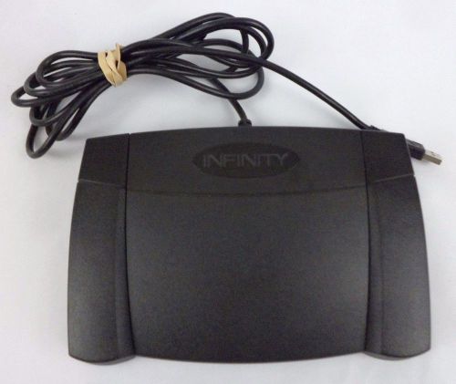 INFINITY USB IN-USB-2 FOOT PEDAL COMPUTER DICTATION TRANSCRIBER OFFICE