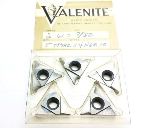 Valenite TPMC 54 N6R 10 Carbide Inserts (QTY 5) (R 225)