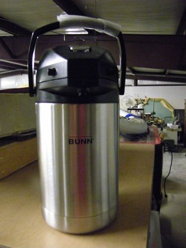 BUNN 32125.0000 2.5 Liter Lever-Action Airpot Stainless Steel