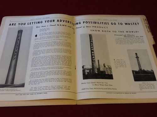 Vintage St. Louis Lightning Protection Co. CHIMNEY ENGINEERING DIVISION File