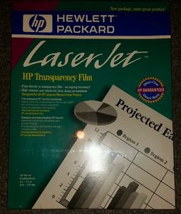 HP LaserJet Transparency Film HP92296T - NEW