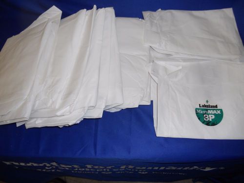 Disposable white coverall size m &#034;selling 10&#034; lakeland micromax 3p a0113 for sale