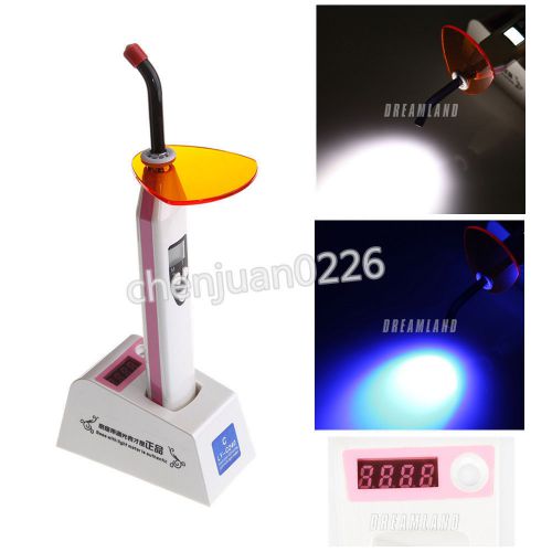 5w Dental Cordless Curing Light Lamp LED w/ Lightmeter White &amp; Blue Light XD3