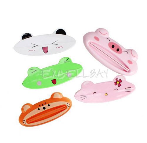 Bathroom Lip Animal Tube Dispenser Toothpaste Facial Foam Mildy Wash Squ E0Xc