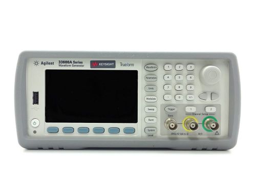Keysight Used 33622A 33600A Series Waveform Generator, 120 MHz, 2 Ch. ( Agilent)