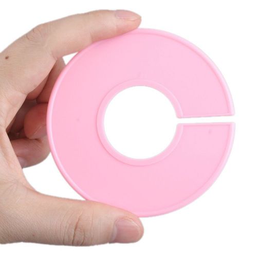 30 NEW Clothing Blank Size Rack Ring Closet Divider Organizer Pink Color