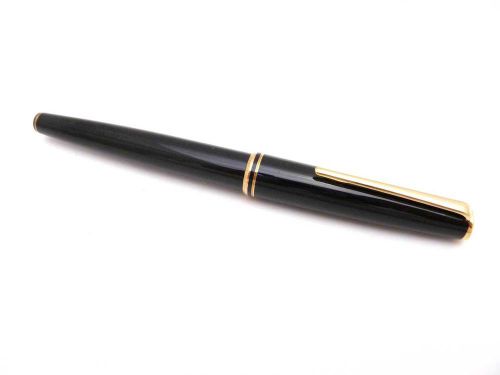 [Auth] Mont Blanc Fountain Pen Black/Gold *No Ink/Cartridge* - G1811