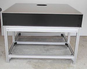 4&#039; newport optical table w/ adjustable height 80/20 aluminum t-slot bench for sale