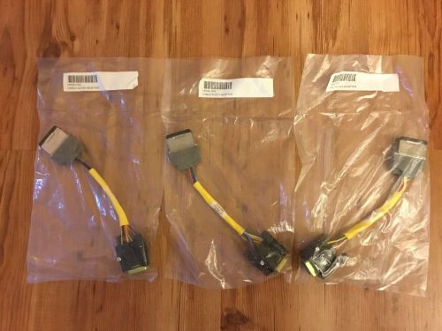 Lot of 3 Motorola HKN6158A Cable Audio Adapter Astro Spectra XTL APX