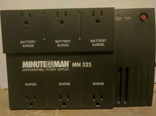 MinuteMan MN 525 Uninterruptible Battery Backup UPS Power Supply