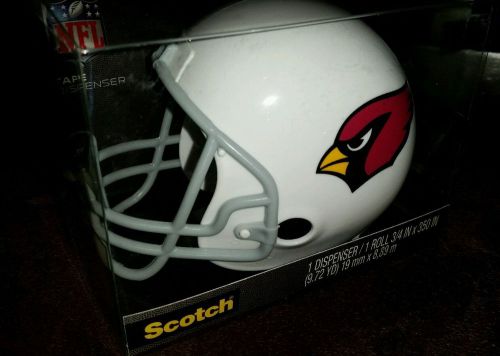NFL scotch tape brand Az Arizona Cardinals tape dispenser NIP 5x5