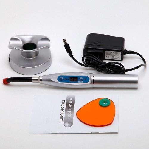 Portable Teeth Dentist Dental Pro Tool 5W Wireless LED Curing Light Lamp Silver