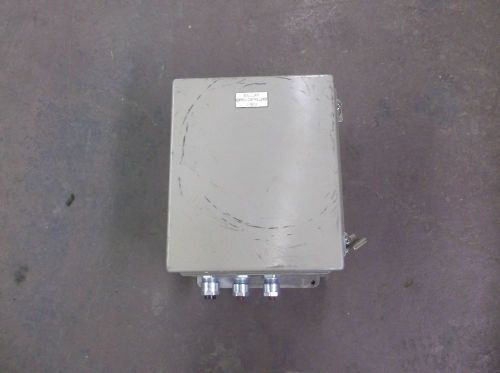 Hoffman a12108ch hinged  box electrical enclosure 12&#034; x 10&#034; x 8&#034; for sale