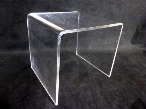 6 x 6 x 6 (w x d x h) clear square acrylic display risers stands: 1/4&#034; thickness for sale