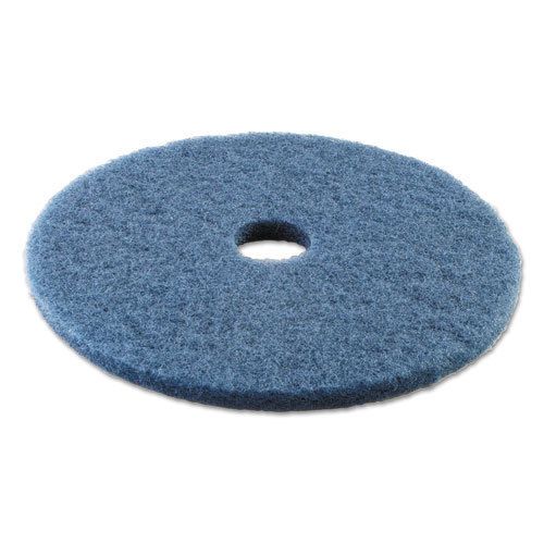 &#034;Standard 20-Inch Diameter Scrubbing Floor Pads, Blue&#034;