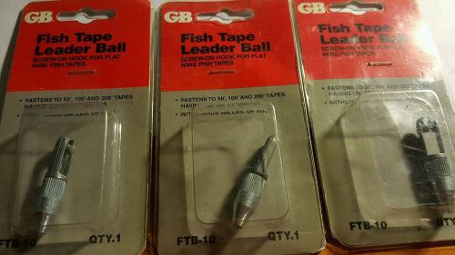 Ftb-10 Fish Tape Leader Ball,No FTB-10,  Gardner Bender Inc