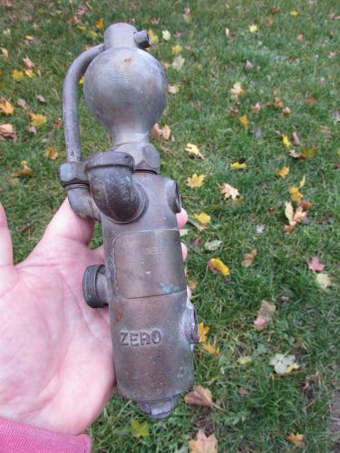 Antique Vintage ZERO Brass Live Steam Engine Oiler Greaser Injector Detroit