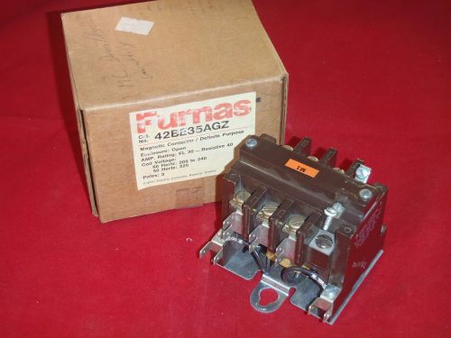 Furnas 42BE-35AGZ Contactor 30A 3 Pole 208-240V@60Hz 220V@50Hz