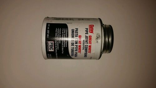 Oatey great white pipe joint compound with ptfe 8oz