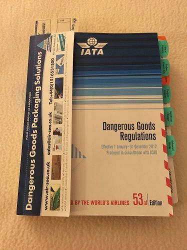 2012 IATA Dangerous Goods Regulations 53rd Edition Paperback