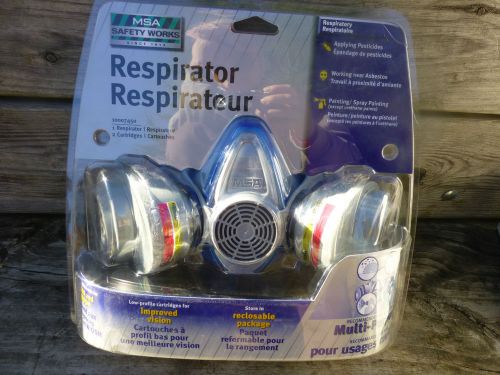 Msa safety works respirator paint, pesticides asbestos 10007475 for sale