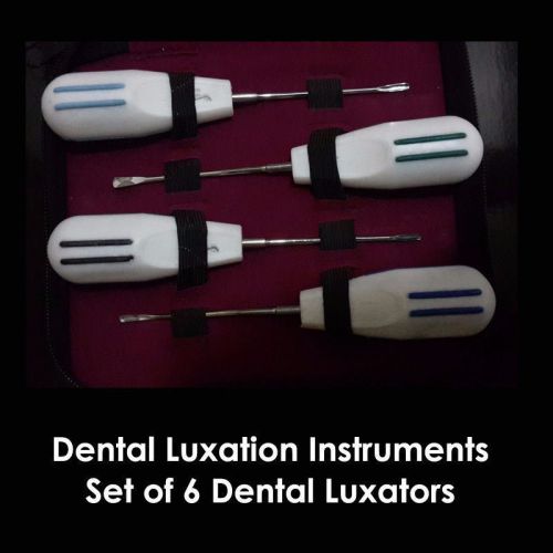 Dental Luxation Instruments - Set of 6 Dental Luxators