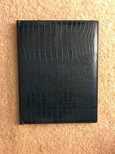 Orom Padfolio Teal (Crocodile Textured)