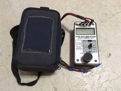 Altek RTD Calibrator Model 211 with Case - FREE SHIPPING