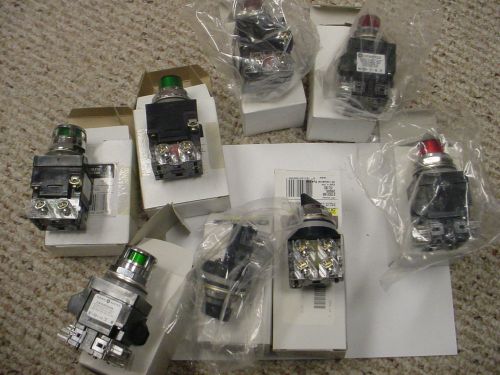 NEW -8-General Electric  Pushbutton Transformer Unit &amp; selector switches  NEW