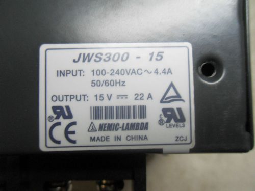 (H3-5) 1 NIB LAMBDA JWS30015 POWER SUPPLY