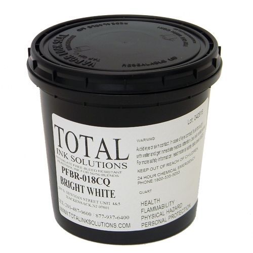 Bleed resistant plastisol ink - quart-5 star white-quart for sale