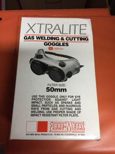 Fibre-Metal Xtralite Gas Welding &amp; Cutting Goggles VG-600-H5 2&#034; x 4 1/4&#034;