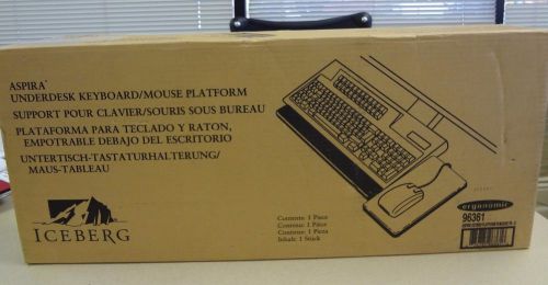 Keyboard Platform Tray with Mouse Pad Iceberg Aspira Ergonomic Articulating