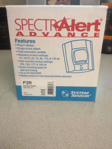 SpectrAlert Advance P2R Horn/Strobe 2W STD CD