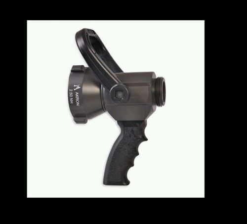 Akron pistol grip nozzle 2 1/2&#034; NH-F swivel inlet x 1 1/2&#034; NH-M