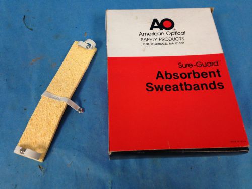 Vintage American Optical Sure-Guard Absorbent Sweatbands Lot of 16 new