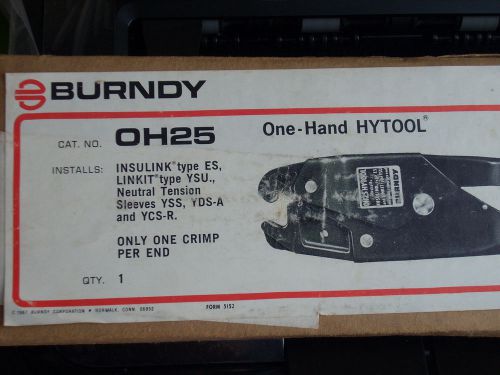 Burndy oh25 one-hand hytool for sale