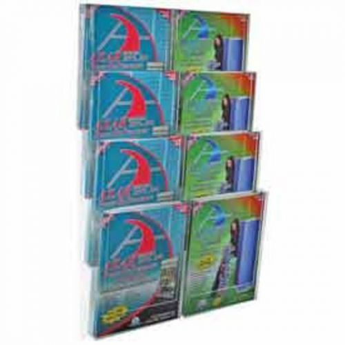 Azar displays wall-mount brochure holder, letter size, 8 pockets, (252322) for sale