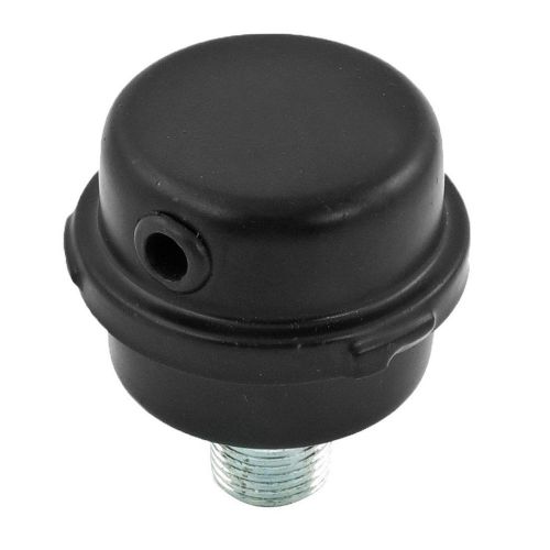 uxcell® Black Metallic 1/2PT Air Compressor Filter Muffler Replacement