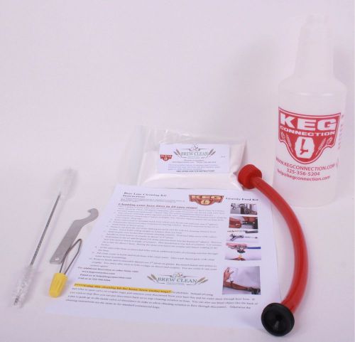 New kegerator beer line cleaning kit freeshipping for sale