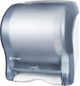 San Jamar T8400TBL Smart Essence Classic Hands Free Paper Towel Dispenser, Blue